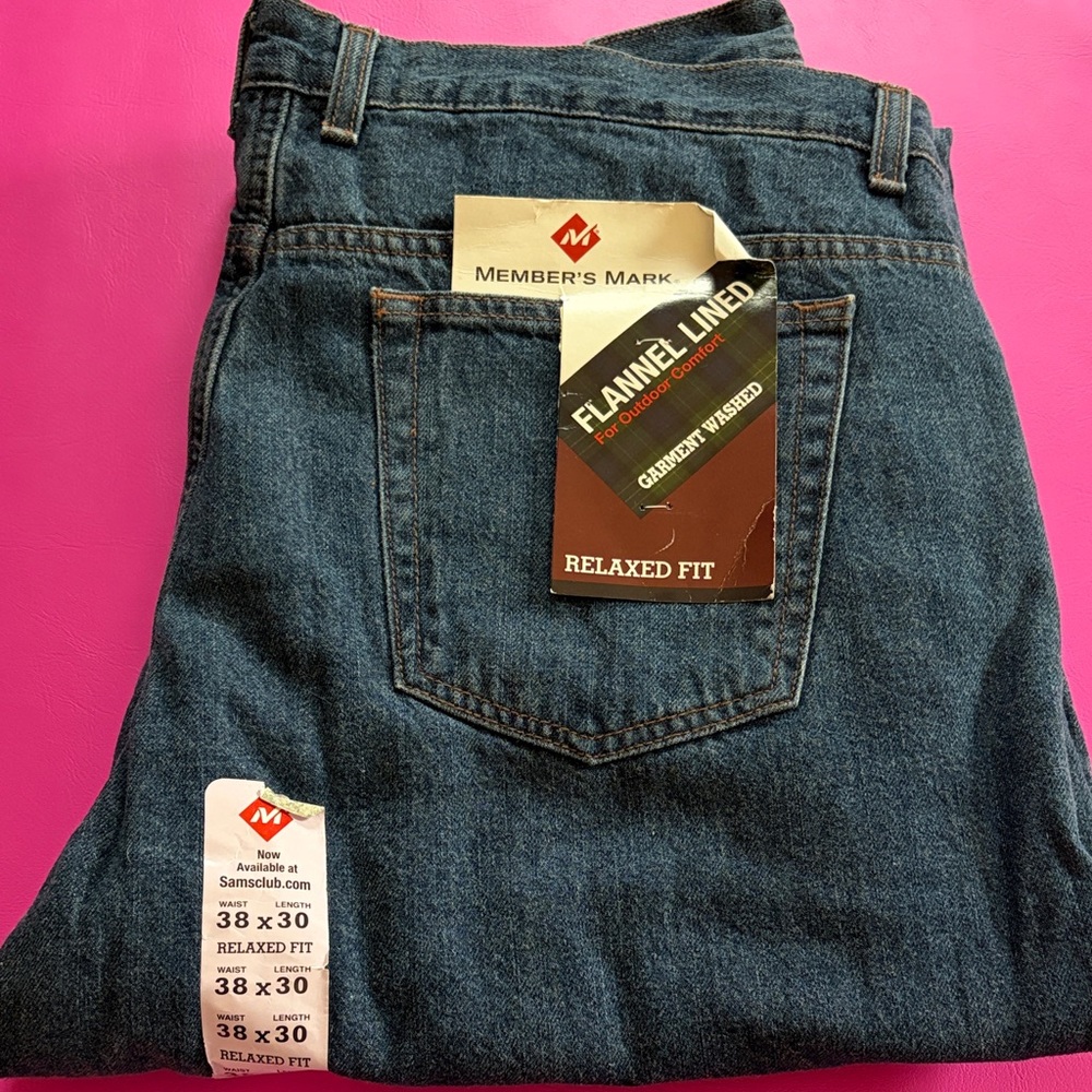 Men's Flannel Lined Fit Jeans
